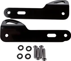Harddrive Black Batwing Fairing Support Tie Down Brackets