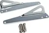 Harddrive Chrome Batwing Fairing Support Tie Down Brackets