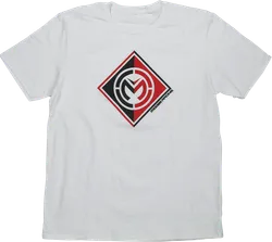 Moose Racing Adult Men Insignia T-Shirt S White