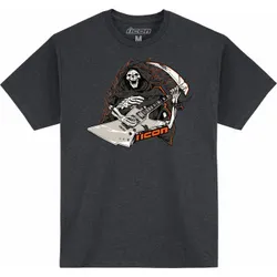 Icon Adult Men Grim Shredder T Shirt XL Gray