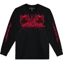 Icon Adult Men Misanthrope Long Sleeve T Shirt S Black