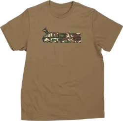 Moose Racing Youth Unisex Camo T-Shirt S Tan
