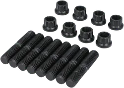 Feuling Black Rocker Arm Shaft Stud Nut Kit