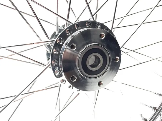 Harddrive Chrome Single Disc 40 Spoke Front Wheel 21 X2.15 1in NG Hub 151-11431