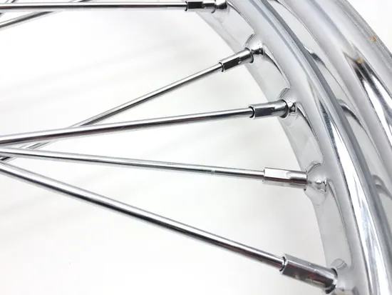 Harddrive Chrome Single Disc 40 Spoke Front Wheel 21 X2.15 1in NG Hub 151-11431