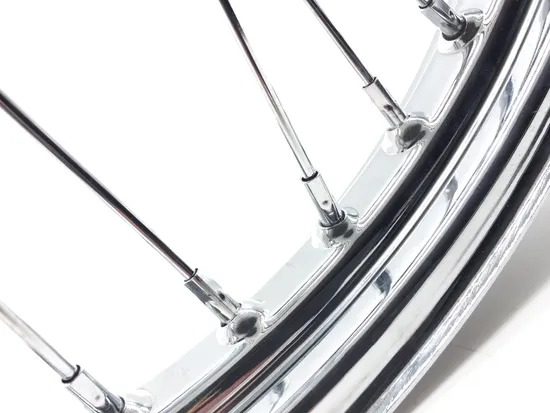 Harddrive Chrome Single Disc 40 Spoke Front Wheel 21 X2.15 1in NG Hub 151-11431