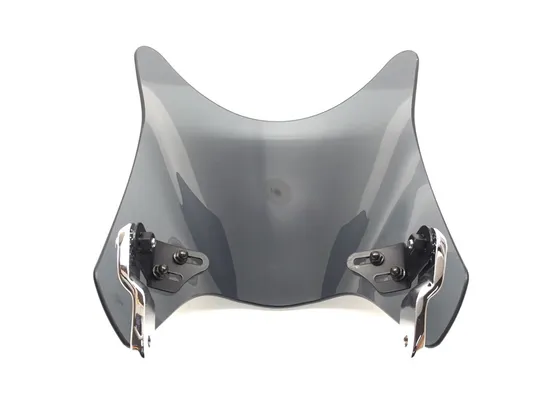 National Cycle Mohawk Windshield Windscreen Dark Tint Chrome 9.25in N2839-001