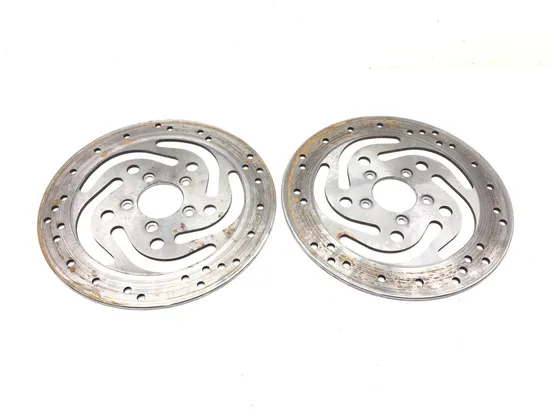 Left Right Front Brake Disc Rotors Set 2001 Harley Sportster 1200 Sport 3202