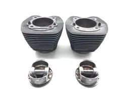Front Rear Cylinder Jugs w Pistons 2008 Harley Dyna Super Glide FXD 3204 x