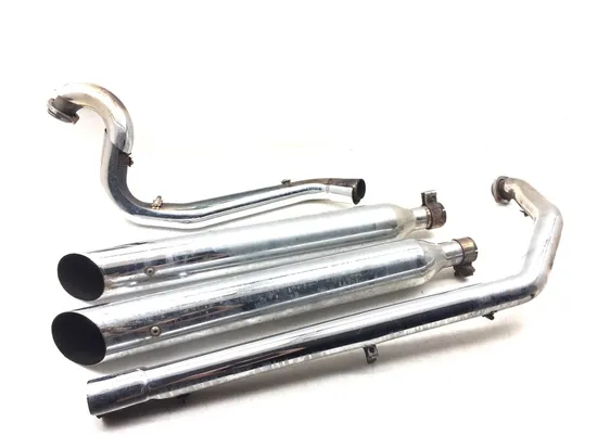 Trull Dual Full Exhaust Muffler Pipe System 2004 Harley Electra Glide EFI 3199 x 1
