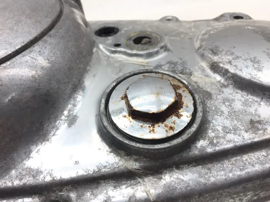 Engine Outer Clutch Cover 1988 Harley-Davidson Sportster 883 XLH883 3203 x