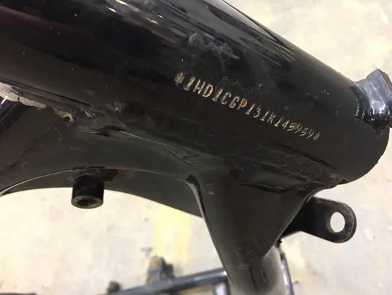 Main Frame Chassis 2001 Harley-Davidson Sportster 1200 Custom XLH1200C 3207