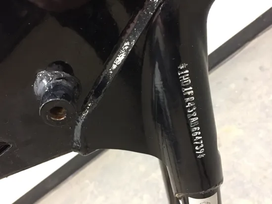 Main Frame Chassis 2010 Harley-Davidson Road King Classic FLHRC 3200