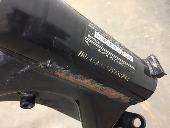 Main Frame Chassis 1988 Harley-Davidson Sportster 883 XLH883 3203