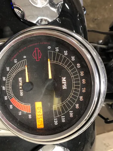 Dash Gauge Tach Speedometer 2005 Harley Road King Classic EFI FLHRCI 3124