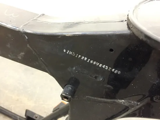 Main Frame Chassis 2005 Harley-Davidson Road King Classic EFI FLHRCI 3124 x