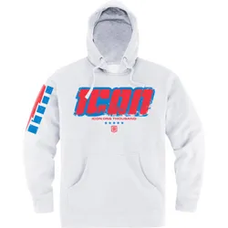 Icon Adult Men Intercept 84 Hoodie S White