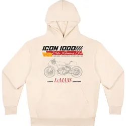 Icon Adult Men Always Something Hoodie XL Cream