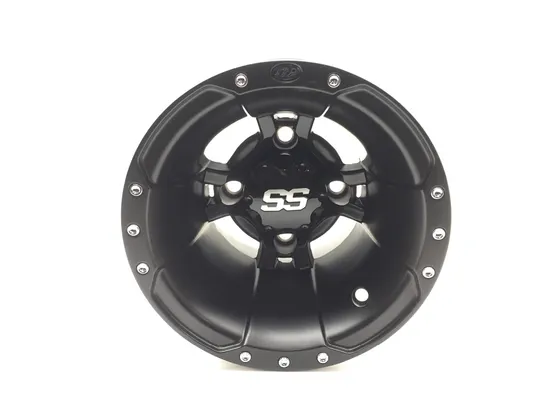 Matte Black 9x8 4/110 3+5 ITP SS112 Sport Aluminum Wheel 0928385536B