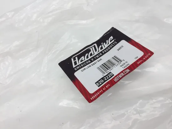 Harddrive Chrome Short Square Sissy Bar 15in Detachable 086003