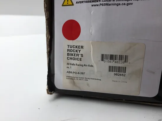 AB HD 8 Ball CV Axle Shaft Rear AB8-PO-8-397