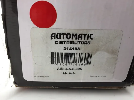 AB HD 8 Ball CV Axle Shaft Rear Right AB8-CA-8-305