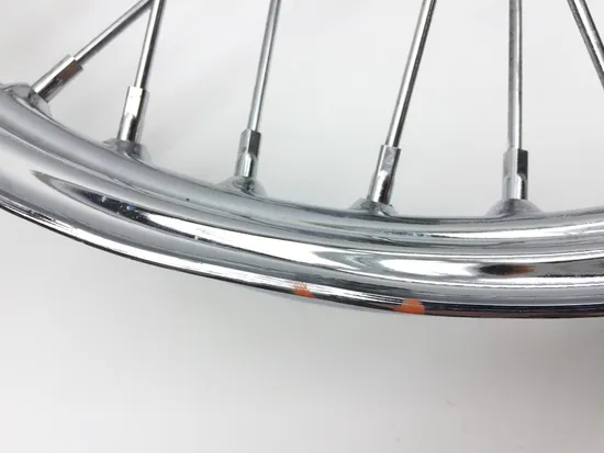 Harddrive Chrome Single Disc 40 Spoke Front Wheel 21 X2.15 051-11431