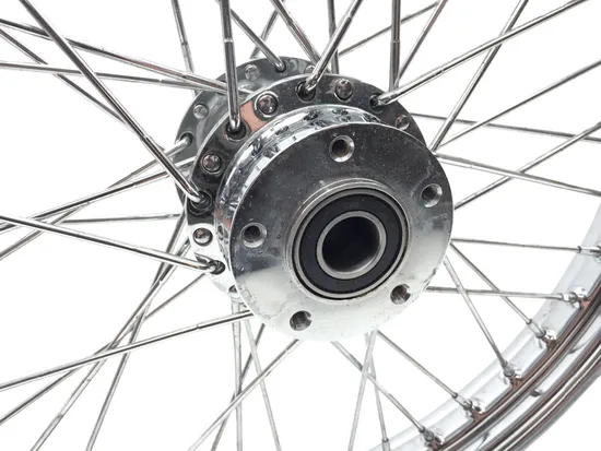 Harddrive Chrome Single Disc 40 Spoke Front Wheel 21 X2.15 051-11431