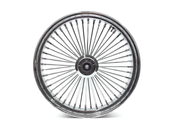 Harddrive Chrome Single Disc 48 Spoke Front Wheel 23 X3.5 051-14521