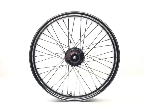 Harddrive Chrome Single Disc 40 Spoke Front Wheel 21 X2.15 051-11411