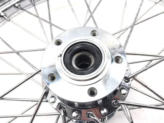 Harddrive Chrome Single Disc 40 Spoke Front Wheel 21 X2.15 051-11411