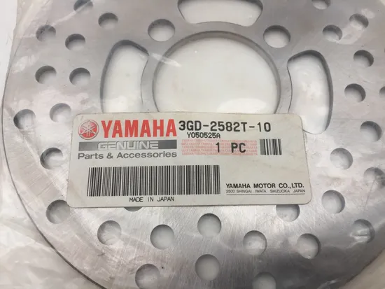 NOS Yamaha Front Brake Rotor Disk 3GD-2582T-10-00