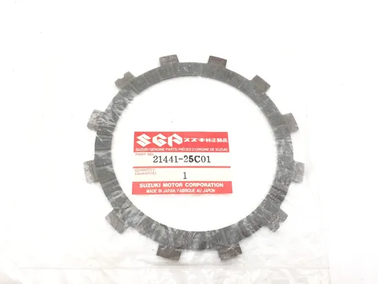 Set of 7 NOS Suzuki Clutch Fiber Plates 21441-25C01