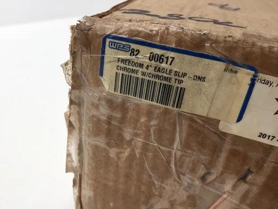 Freedom Eagle 4in. Slip-On Exhaust Chrome Tip HD00617