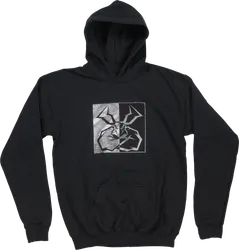 Moose Racing Youth Unisex Split Personality Hoodie L Black