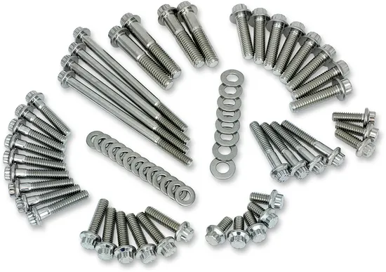 Feuling M8 External Primary Transmission Fastener Dress Up Bolt Kit