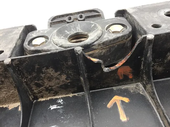 Left Side Driver Seat Mount Base 2012 Polaris RZR S 800 EFI 3224 x