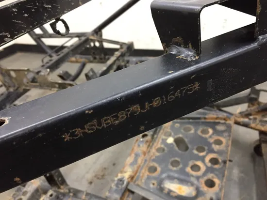 Frame Chassis 2018 Polaris RZR S 900 EPS 3228