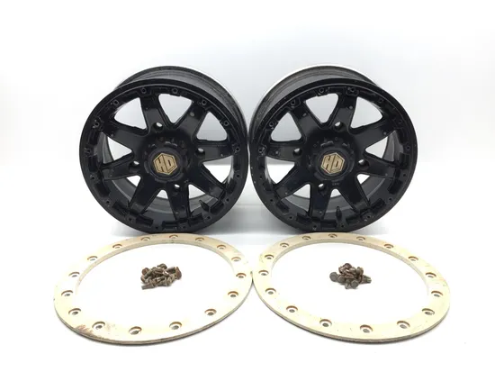 System 3 Beadlock 14 Rear Wheel Set 2018 Polaris RZR S 900 EPS 3228 x