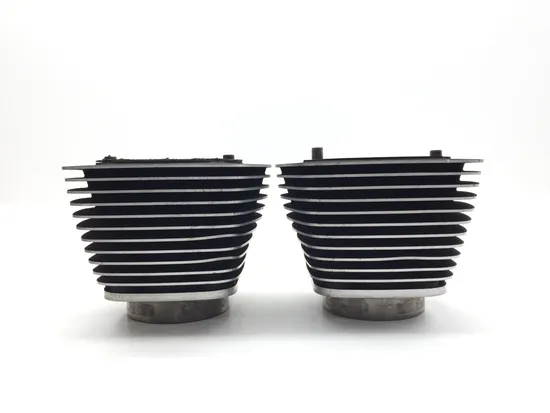 Front Rear Cylinder Jugs w Pistons 2004 Harley Road King Custom FLHRS 3220 4