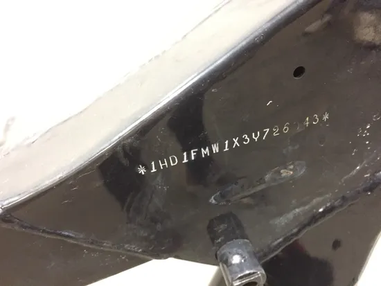 Main Frame Chassis 2003 Harley-Davidson Electra Glide Police EFI FLHTPI 3223 2