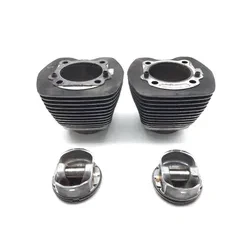 Front Rear Cylinder Jugs w Pistons 2010 Harley-Davidson Street Glide FLHX 3221