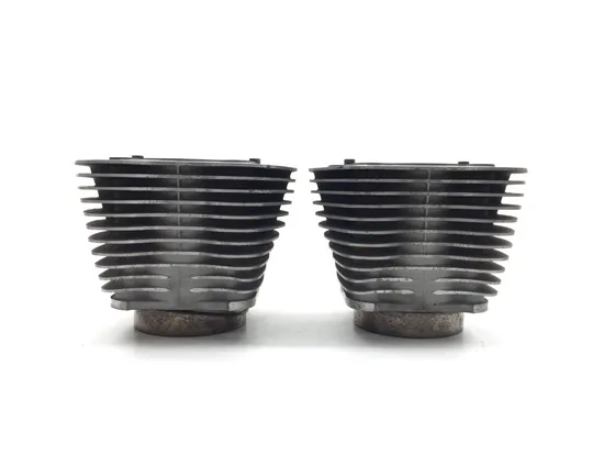 Front Rear Cylinder Jugs w Pistons 2002 Harley Dyna Super Glide FXD 3214