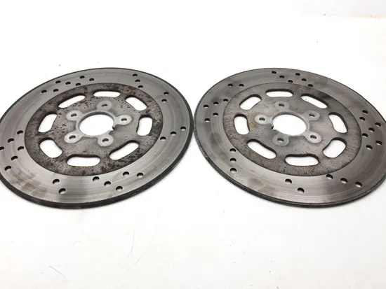 Left Right Front Brake Disc Rotors Set 1995 Harley Electra Glide FLHT 3240
