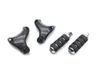 Left Right Set Passenger Peg Bracket 2008 Harley Sportster 1200 Low XL1200L 3222
