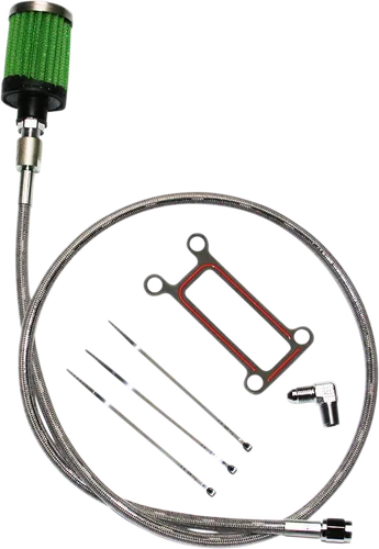 Feuling Stainless Steel Oil Tank Vent Breather kit