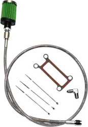 Feuling Stainless Steel Oil Tank Vent Breather kit