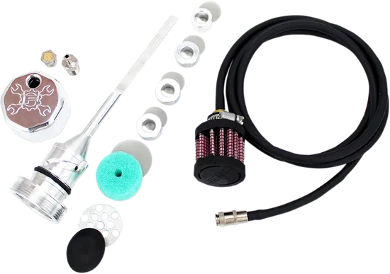 Feuling Polished Aluminum Vented Dipstick