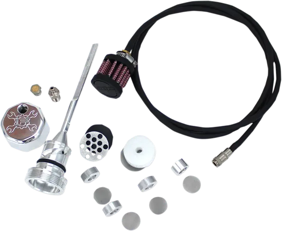 Feuling Polished Aluminum Vented Dipstick