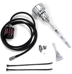 Feuling Polished Aluminum Vented Dipstick